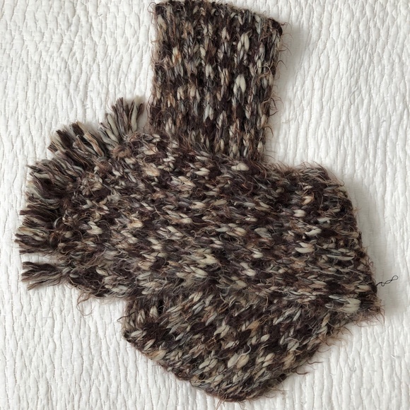 NORDSTROM THICK BRAIDED LONG KNIT SCARF - Picture 4 of 8